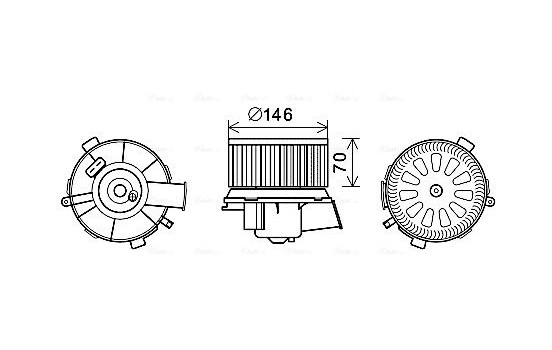 stove fan CN8300 Ava Quality Cooling