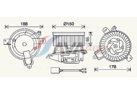 stove fan CN8509 Ava Quality Cooling