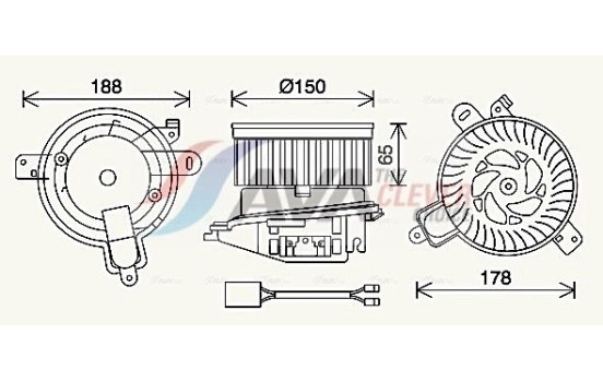 stove fan CN8509 Ava Quality Cooling