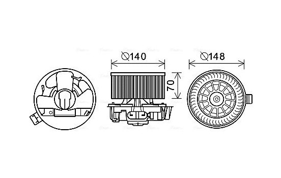 stove fan DA8010 Ava Quality Cooling