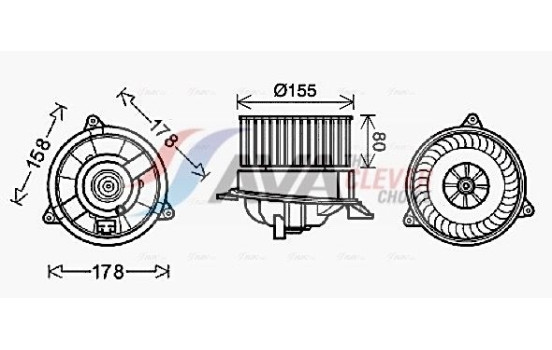 stove fan FD8495 Ava Quality Cooling