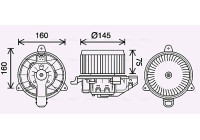 stove fan FD8626 Ava Quality Cooling