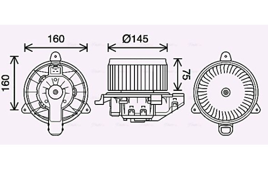 stove fan FD8626 Ava Quality Cooling