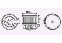 stove fan FD8632 Ava Quality Cooling