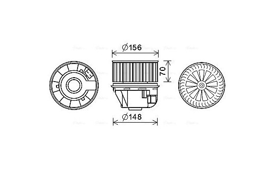 stove fan FD8633 Ava Quality Cooling