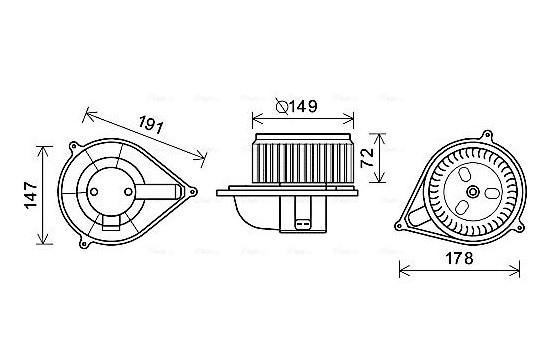 stove fan FT8426 Ava Quality Cooling