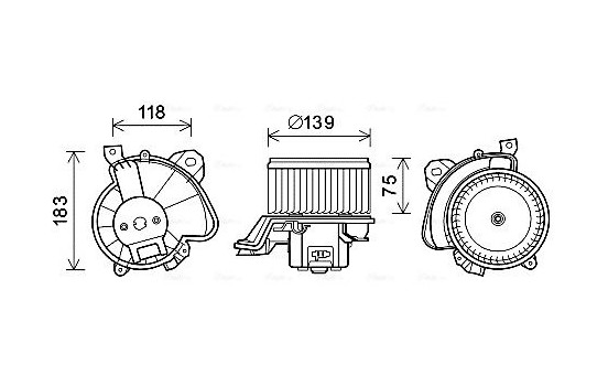 stove fan FT8431 Ava Quality Cooling