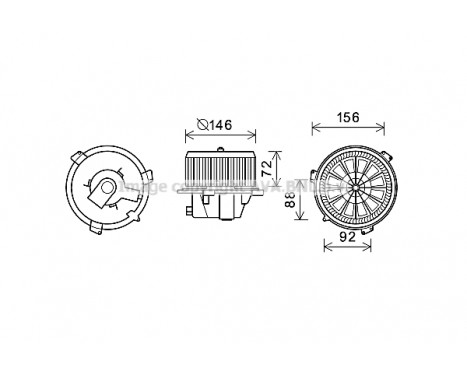 stove fan FT8436 Ava Quality Cooling