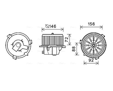 stove fan FT8436 Ava Quality Cooling, Image 2