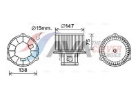 stove fan HY8353 Ava Quality Cooling
