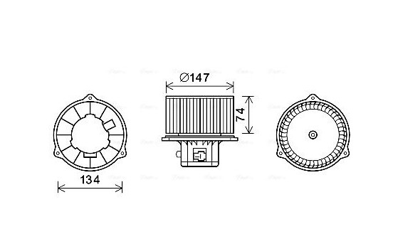 stove fan HY8354 Ava Quality Cooling