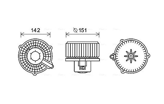 stove fan HY8399 Ava Quality Cooling