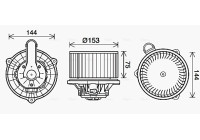 stove fan HY8450 Ava Quality Cooling