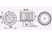 stove fan HY8462 Ava Quality Cooling