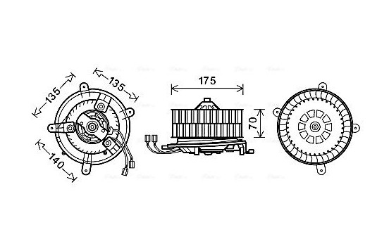 stove fan MS8606 Ava Quality Cooling