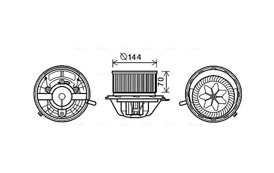 stove fan MS8607 Ava Quality Cooling