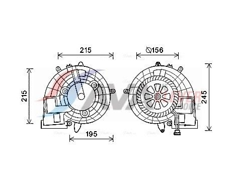 stove fan MS8612 Ava Quality Cooling