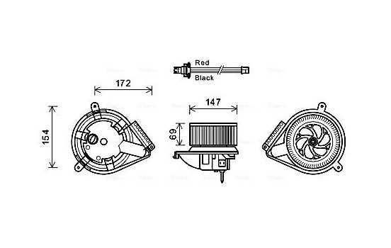 stove fan MS8617 Ava Quality Cooling