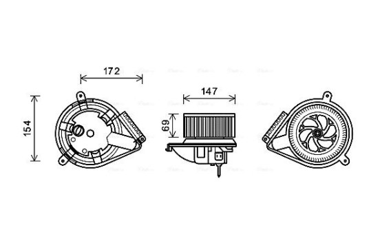 stove fan MS8618 Ava Quality Cooling