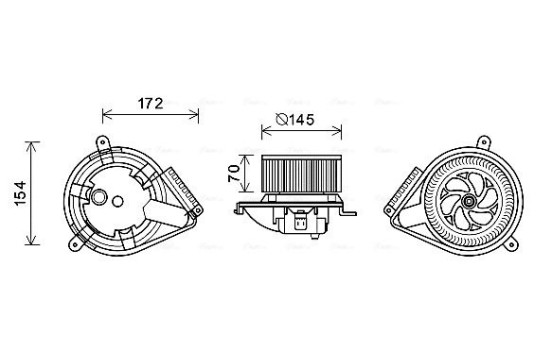 stove fan MS8626 Ava Quality Cooling