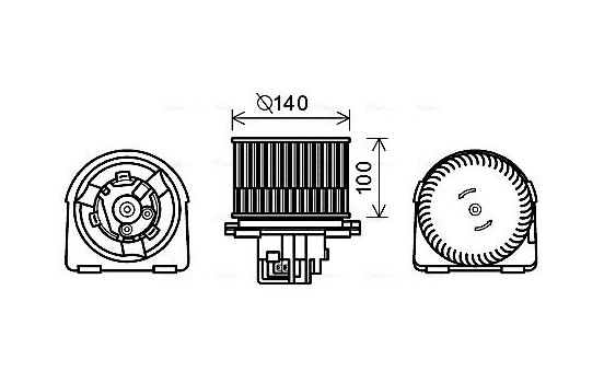 stove fan OL8617 Ava Quality Cooling