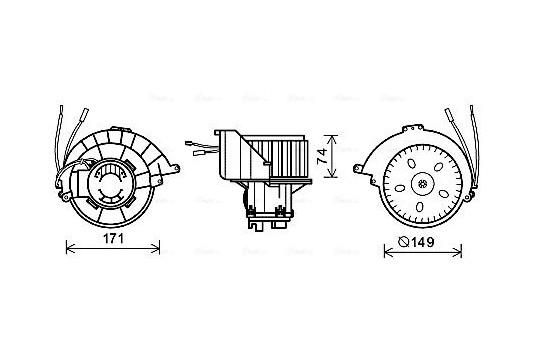 stove fan OL8627 Ava Quality Cooling