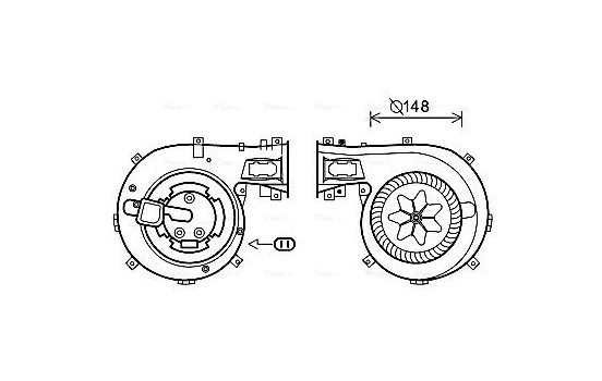 stove fan OL8630 Ava Quality Cooling