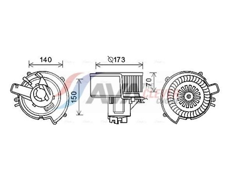 stove fan OL8639 Ava Quality Cooling