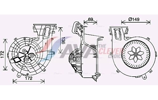 stove fan OL8694 Ava Quality Cooling