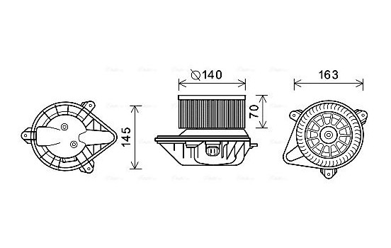 stove fan PE8375 Ava Quality Cooling