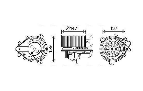 stove fan PE8379 Ava Quality Cooling