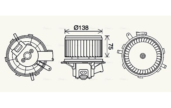 stove fan PE8406 Ava Quality Cooling