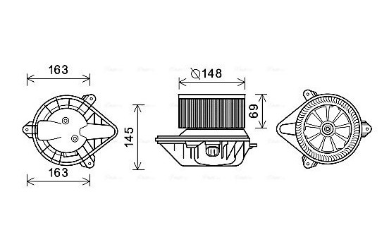 stove fan RT8587 Ava Quality Cooling