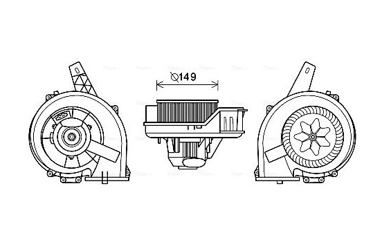 stove fan ST8044 Ava Quality Cooling