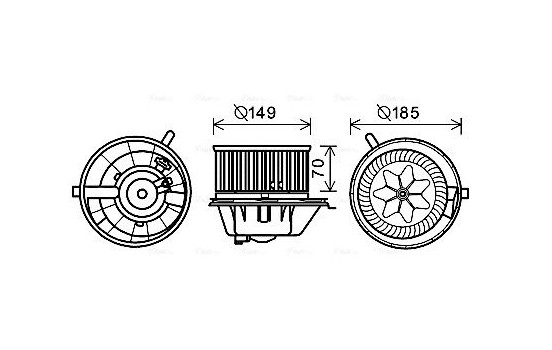 stove fan VN8337 Ava Quality Cooling