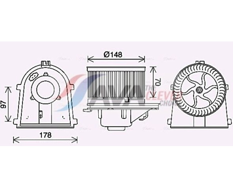 stove fan VN8408 Ava Quality Cooling