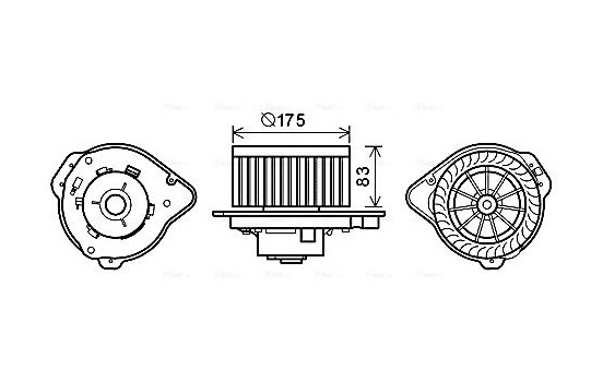 stove fan VO8174 Ava Quality Cooling