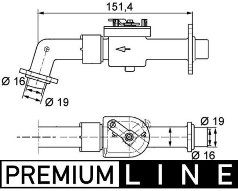 Control Valve, coolant BEHR *** PREMIUM LINE ***