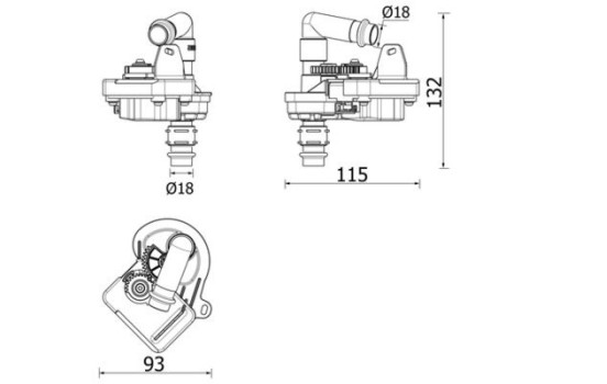 Solenoid Valve, air conditioning, Image 2