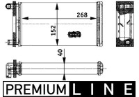 Heat Exchanger, interior heating BEHR *** PREMIUM LINE ***