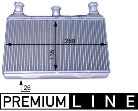 Heat Exchanger, interior heating BEHR *** PREMIUM LINE ***