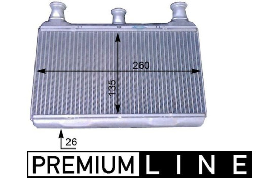 Heat Exchanger, interior heating BEHR *** PREMIUM LINE ***