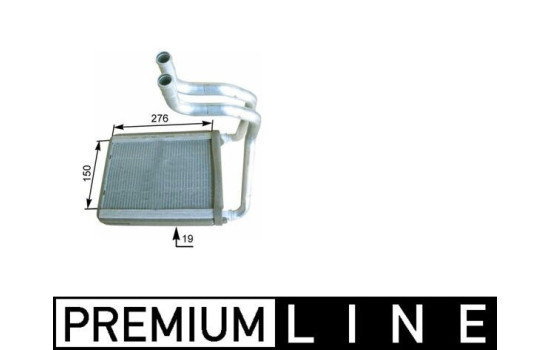 Heat Exchanger, interior heating BEHR *** PREMIUM LINE ***