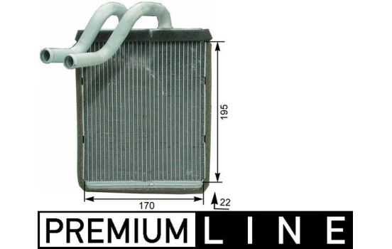 Heat Exchanger, interior heating BEHR *** PREMIUM LINE ***