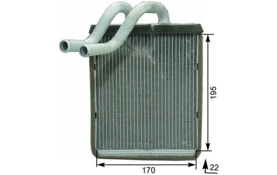 Heat Exchanger, interior heating BEHR *** PREMIUM LINE ***, Image 2