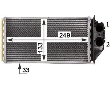 Heat Exchanger, interior heating BEHR *** PREMIUM LINE ***, Image 8