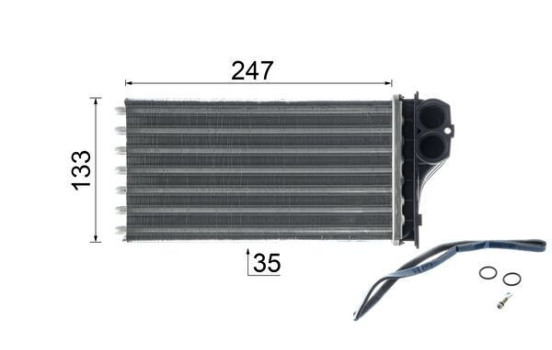 Heat Exchanger, interior heating BEHR *** PREMIUM LINE ***, Image 11