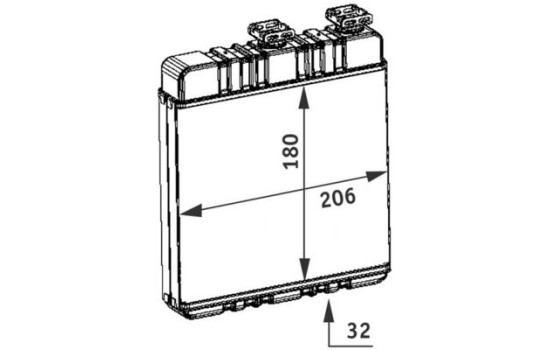 Heat Exchanger, interior heating BEHR *** PREMIUM LINE ***
