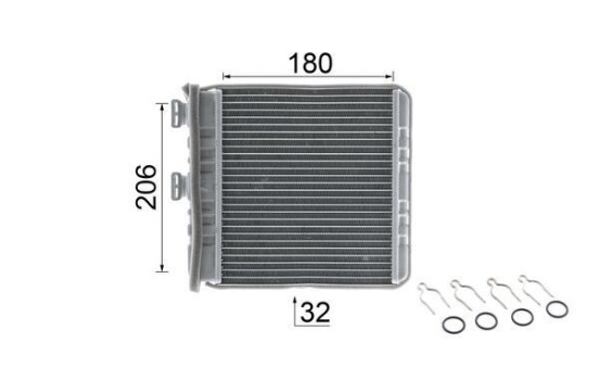 Heat Exchanger, interior heating BEHR *** PREMIUM LINE ***, Image 11