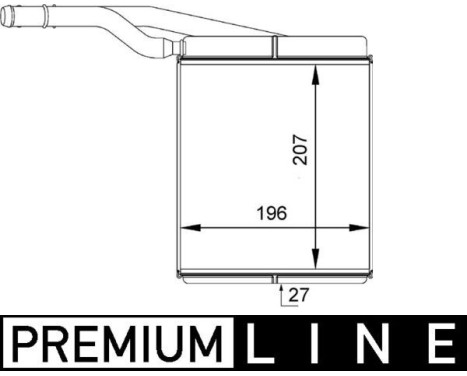 Heat Exchanger, interior heating BEHR *** PREMIUM LINE ***